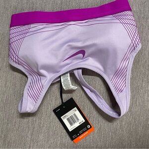 Nike Women's Lavender and Magenta Sports Bra